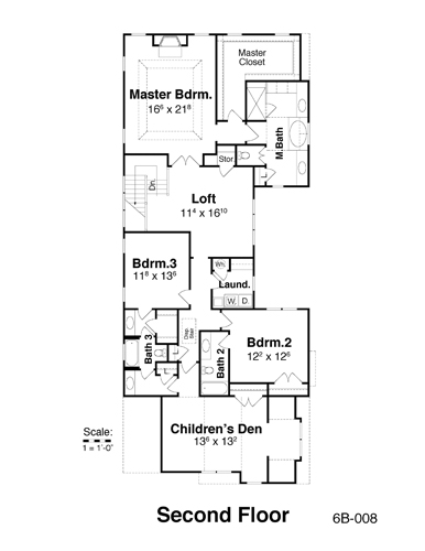 Second Floor image of KIMBERLY II House Plan